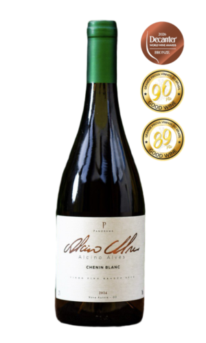 Vinho Alcino Alves Chenin Blanc 2024 Vinícola Panorama 90 pontos Grande Prova Vinhos do Brasil 2026 Bronze Decanter 2026 89 pontos Grande Prova Vinhos do Brasil 2025
